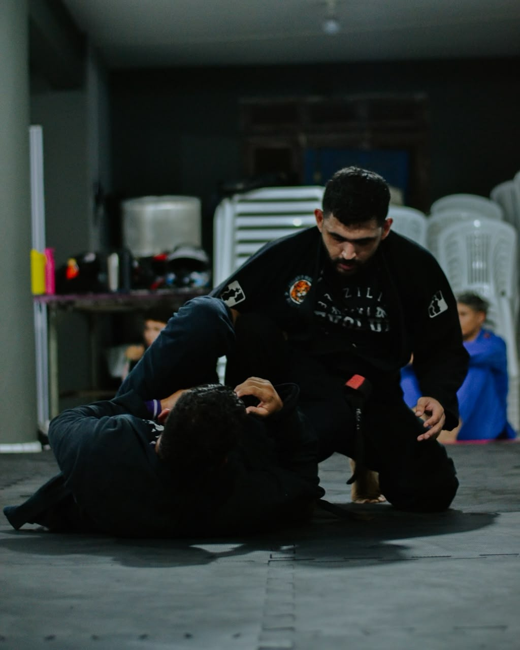 Treino no tatame